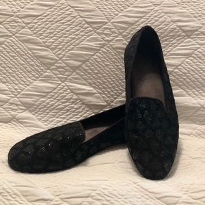 Aerosoles | Black Sparkly Loafers